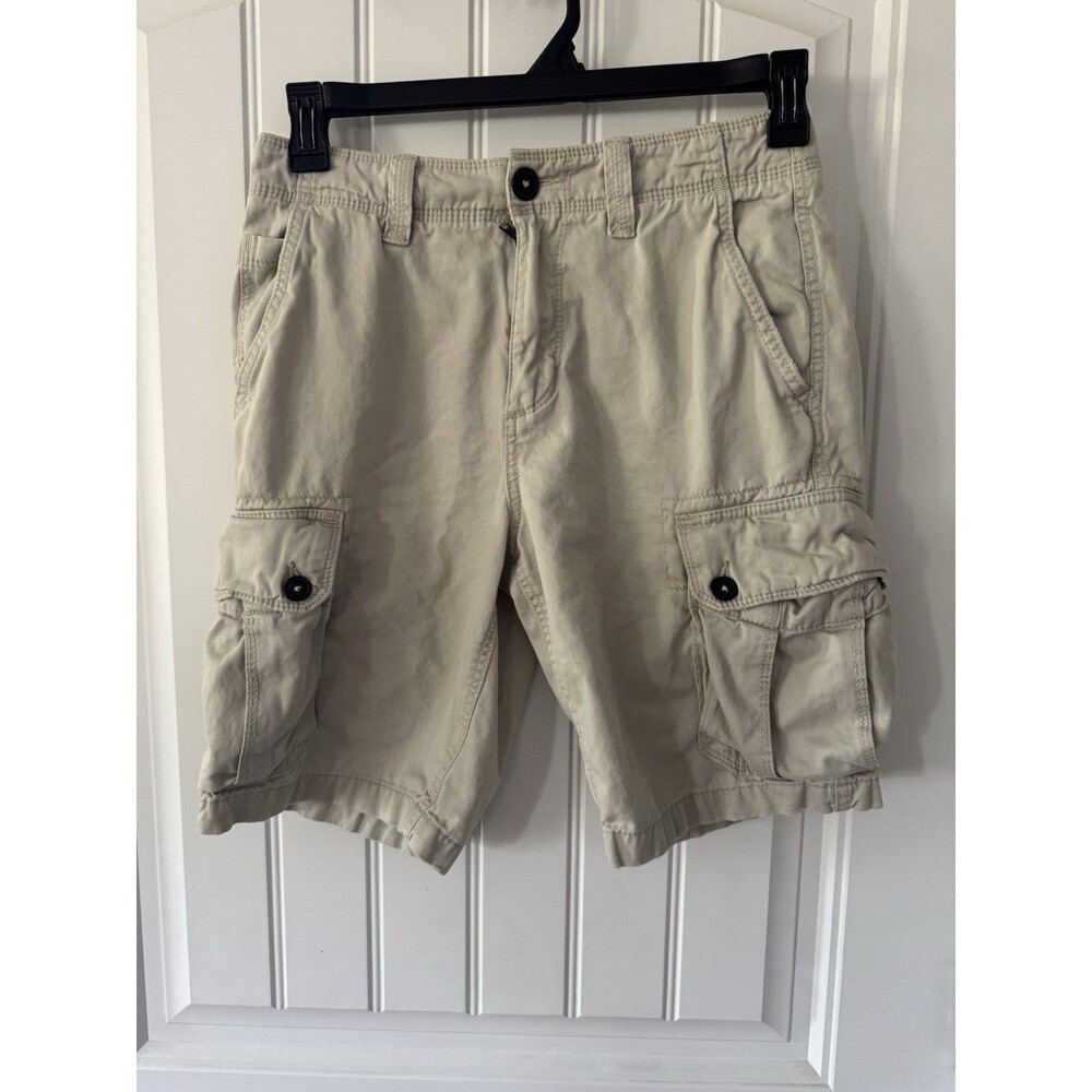 Men's Classic American Eagle Cargo Shorts 29 Baggy Y2K Khaki
